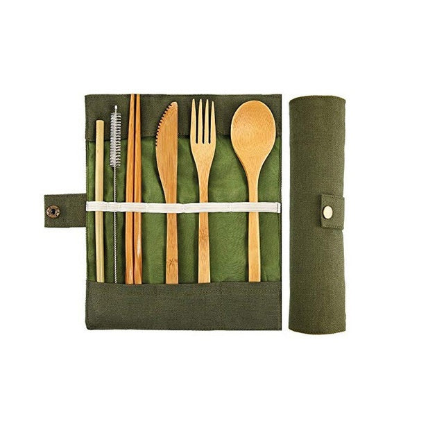 Eco-Friendly Bamboo Cutlery Set-5