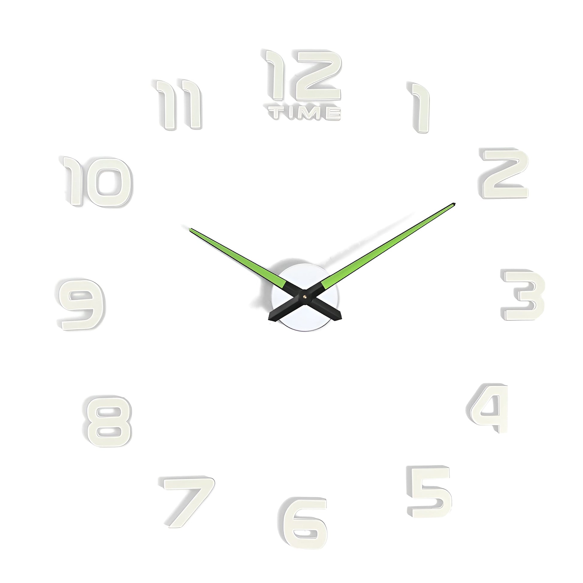 Modern Frameless 3D Dark Glow Wall Clock ~5405-2
